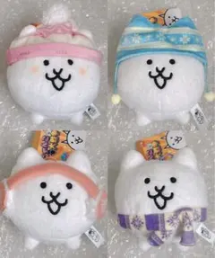 にゃんこ大戦争 13周年 ウィンタースタイルマスコット ４種コンプリート ③