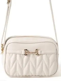 グレイルショルダーバッグホワイト