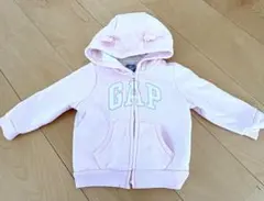 GAP ピンク すま耳パーカー