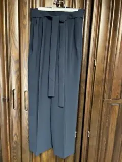 EMMA JAMES ネイビー ワイドパンツ 11号