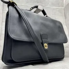 オールドコーチ ウィリス ショルダーバッグ ターンロック 2way A4 黒