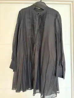 ☘️使用回数１回☘️アナイ✳︎ANAYI✳︎トップス✳︎チュニック 丈✳︎黒✳︎透け感あり