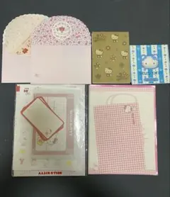 ハ*ム様 サンリオ　レトロ　キティ　マロンクリーム　メモ　レターセットまとめ