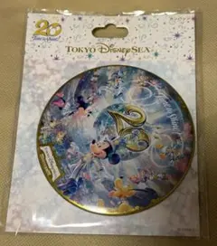 ディズニーシー　20周年　タイムトゥシャイン　缶バッチ　カンバッチ