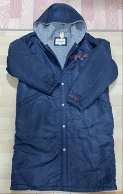 CONVERSE フード付きベンチコート ネイビー Lサイズ