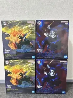 鬼滅の刃 フィギュア 我妻善逸 獪岳 4点セット VIBRATION STARS