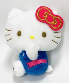 希少ハローキティーキーホルダー限定新幹線 車掌ぬいぐるみ