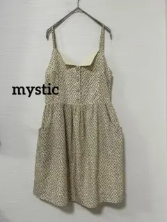 733 美品✨️mystic 総柄キャミソールワンピース