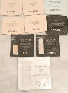 CHANEL & Dior ファンデーションサンプルセット