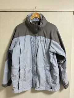 ノースフェイス マウンテンパーカー フード付き ライトブルー