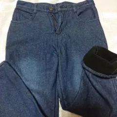 デニムデザイン 長ズボン 140cm ダークブルー  匿名配送