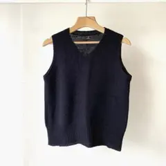 アナトミカ　ニット　ベスト　XS ネイビー　anatomica USN