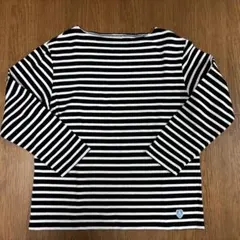 ORCIVAL オーチバル ボーダーバスクシャツ　ブラック