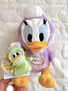 デイジー ドナルド　午年 うま パープル ラベンダー 干支ぬいぐるみ 2026