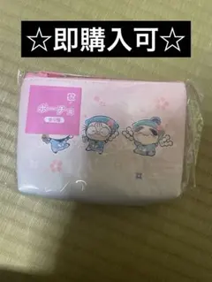 忍たま桜もちぴこ　ポーチ　乱太郎、きり丸、しんべえ