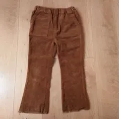 チャオパニックティピー　ブラウン フレアパンツ M (110-120)