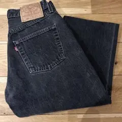 LEVI’S 501-0660 後染めブラックデニム USA W28