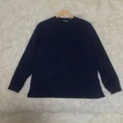 UNIQLO U エアリズム 長袖Tシャツ Lサイズ 生地しっかり　綿　ポリ