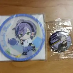 にじさんじ くら寿司 コラボ ラバーコースター　缶バッチ　榊ネス