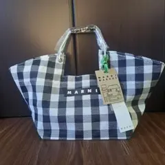 新品未使用 MARNI MARKET チェックトートバッグのサムネイル