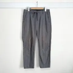 THE SHOP TK チェックテーパードパンツ ウエストイージー M 仕事