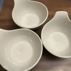 片口小鉢 3個セット 白磁　ニトリ