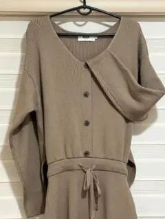 AZUL BY MOUSSY リブニットワンピース Mサイズ