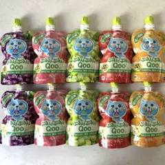 ぷるんぷるんQooゼリー飲料 5種 各2個10個セット③