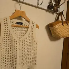 COMME CA ISM アイボリー ベスト