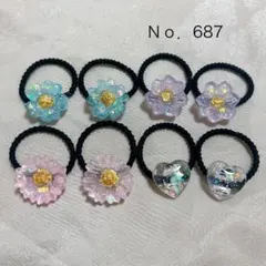 ハンドメイド レジンヘアゴム 8周年記念⑦ - メルカリ