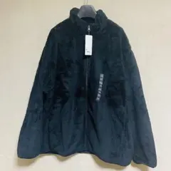 新品　UNIQLO ユニクロ　ファーリーフリースフルジップジャケット　ブラック