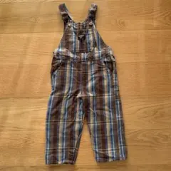 OSH KOSH チェック柄オーバーオール　vintage