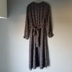 送料込美品ZARAザラ 花柄 ロング ワンピース レディース 春 XS
