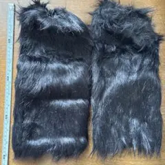 ブラックファー レッグウォーマー