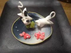 ハンドメイド レジンお箸置き 金魚・猫 - メルカリ