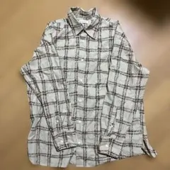 MARNI UNIQLOチェック柄 長袖シャツ Lサイズ