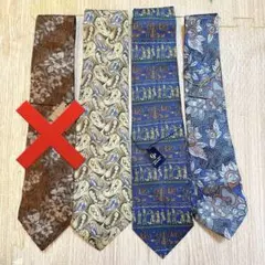 【新品、タグ付き】個性派ブランドネクタイ 3本まとめ売り