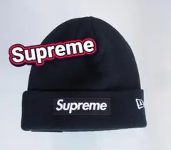 Supreme × New Era Box Logo Beanie FW21