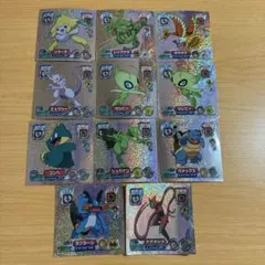 ポケモン最強シール烈伝 ポケモンフェア レーザー ミュウ ルカリオ