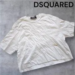 ディースクエアード DSQUARED2 半袖Tシャツ 白 S ロゴ レディース