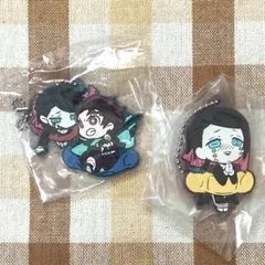 鬼滅の刃 キャラばんちょうこう ラバーマスコット 竈門炭治郎 魘夢 2個セット