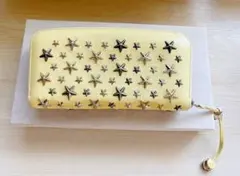 【美品】JIMMY CHOO 長財布　袋箱カード付　レモンイエローのサムネイル