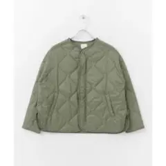 doors ショートキルトジャケット カーキ