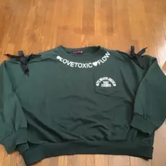 Lovetoxic ダークグリーン トレーナー