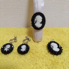 スワロフスキービーズアクセサリー3点セット