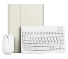 2点セット iPad キーボード ケース+Bluetooth ワイヤレスマウス