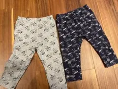 ユニクロ　レギンス　10分丈　スヌーピー　2枚セット
