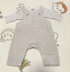 petit main もこもこくまさんサロペット　70cm