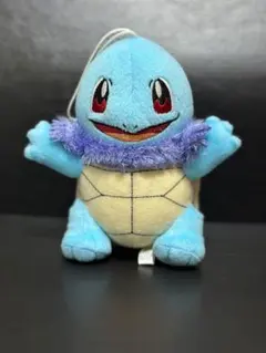 【中古良品】ポケモン 冬仕様 ゼニガメ ぬいぐるみ バンプレスト 15cm