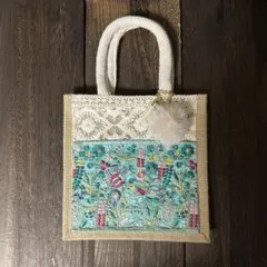 インド刺繍リボン アレンジジュードバッグ